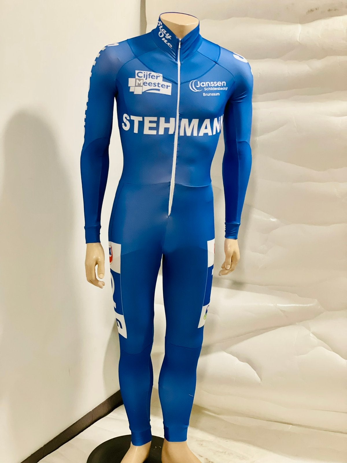 Schaatskleding, schaatspak, snelpak, speedsuit maat M lycra, Sport en Fitness, Schaatsen, Ophalen of Verzenden, Zo goed als nieuw