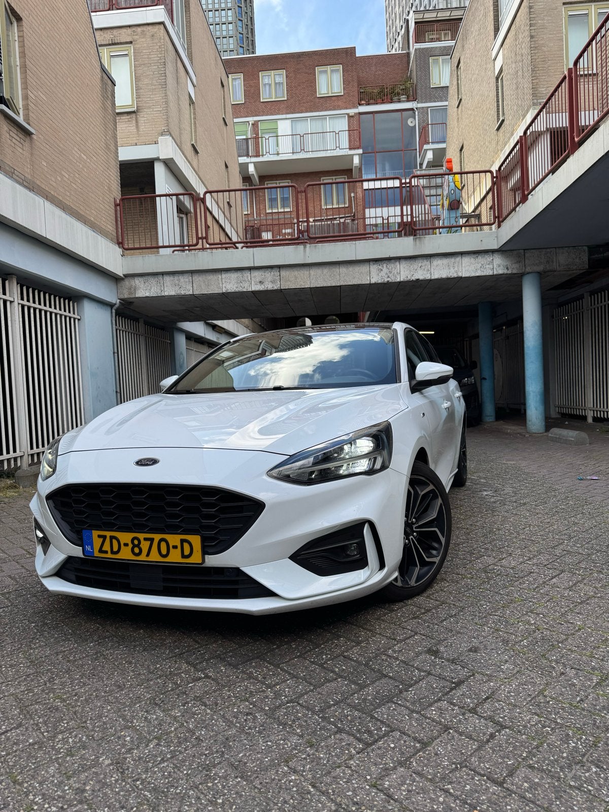 Ford Focus 1.0 Ecoboost 125pk 2019 ST Line wit, Auto's, 125 pk, Euro 6, Wit, Origineel Nederlands