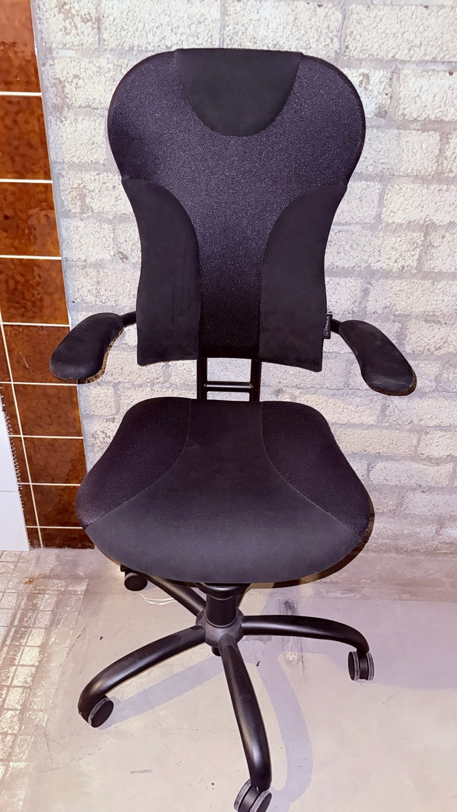 SpinaliS Spider Ergonomische Bureaustoel SP-A904, Ophalen, Gebruikt, Zwart, Bureaustoel