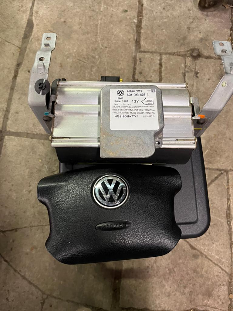 Airbag set vw golf 4 , volkswagen golf IV airbags, Ophalen, Gebruikt, Volkswagen