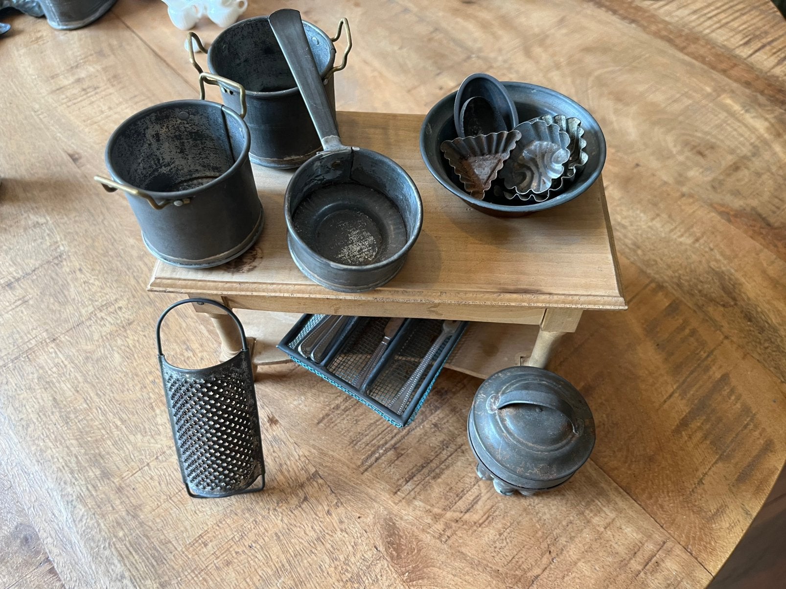 Lotje oude poppenhuis keuken spullen 2, Verzamelen, Ophalen of Verzenden, Gebruikt, Decoratie