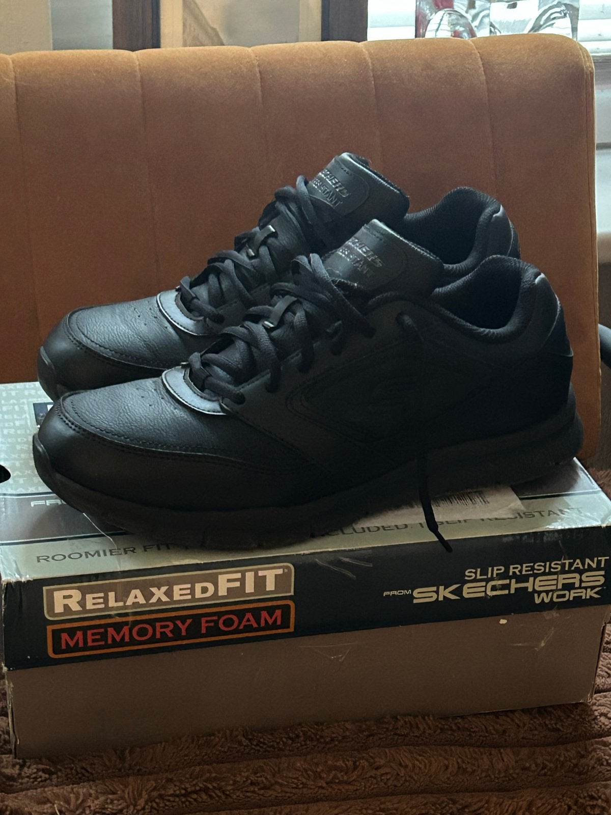 Skechers Work Nampa SR - Zwarte antislip schoenen, Kleding | Heren, Ophalen of Verzenden, Nieuw, Zwart, Sneakers of Gympen