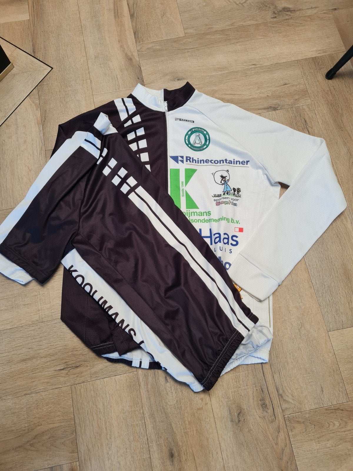 Fietskleding set: jasje, mouwloos shirt & broek (XXXL/XXL), Kleding | Heren, Zwart, Overige maten, Ophalen of Verzenden, Zo goed als nieuw
