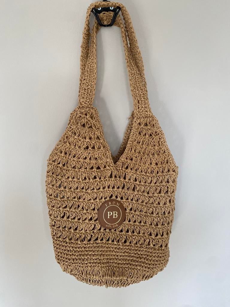 Hippe schoudertas strandtas shoptas ibiza style NIEUW!, Ophalen of Verzenden, Nieuw, Shopper