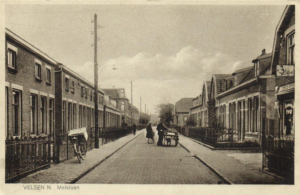 Velsen N. - Melklaan - hondekar drogisterij - ongelopen, Verzenden, 1920 tot 1940, Ongelopen, Noord-Holland