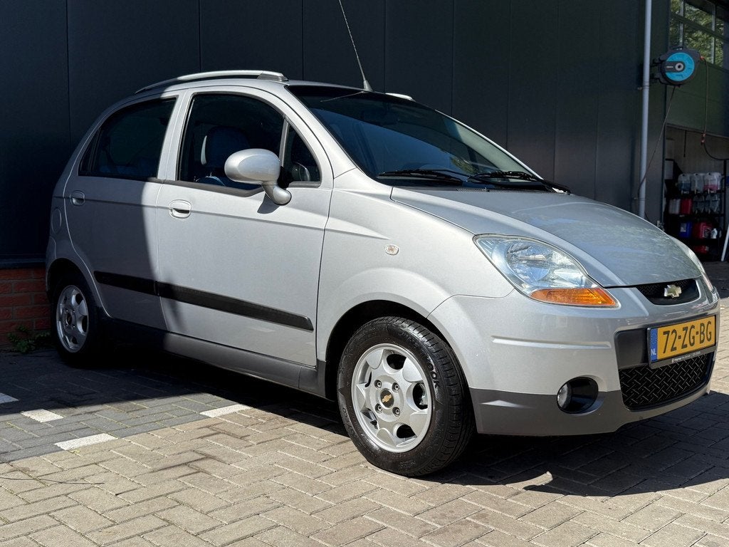 Chevrolet Matiz 0.8 Style (12 mnd BOVAG garantie), 12 maanden, Stof, Gebruikt, Zwart