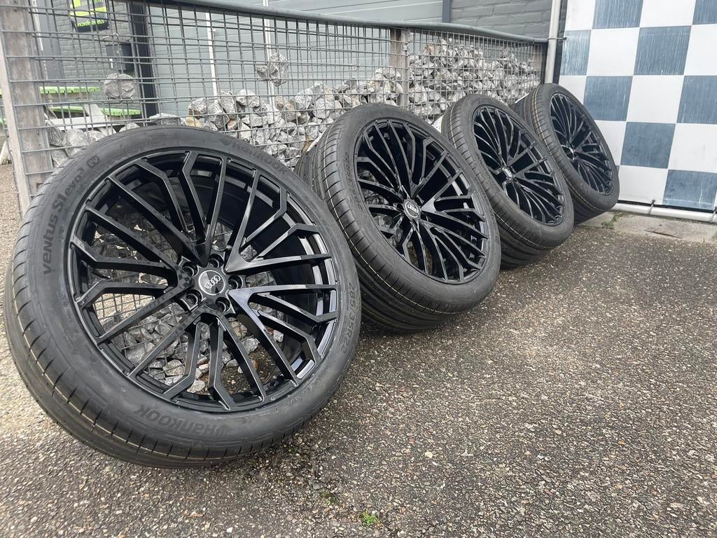 22 inch AUDI Q7 SQ7 velgen 5x112 E-tron hankook zomerbanden, 285 mm, Banden en Velgen, Nieuw, Overige maten