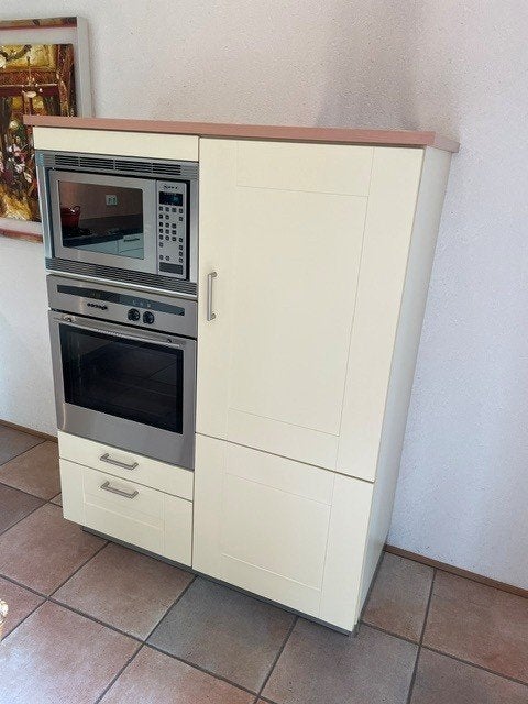 keukenblok met koelkast oven en magnetron, Ophalen, Gebruikt, Overige materialen, Geel