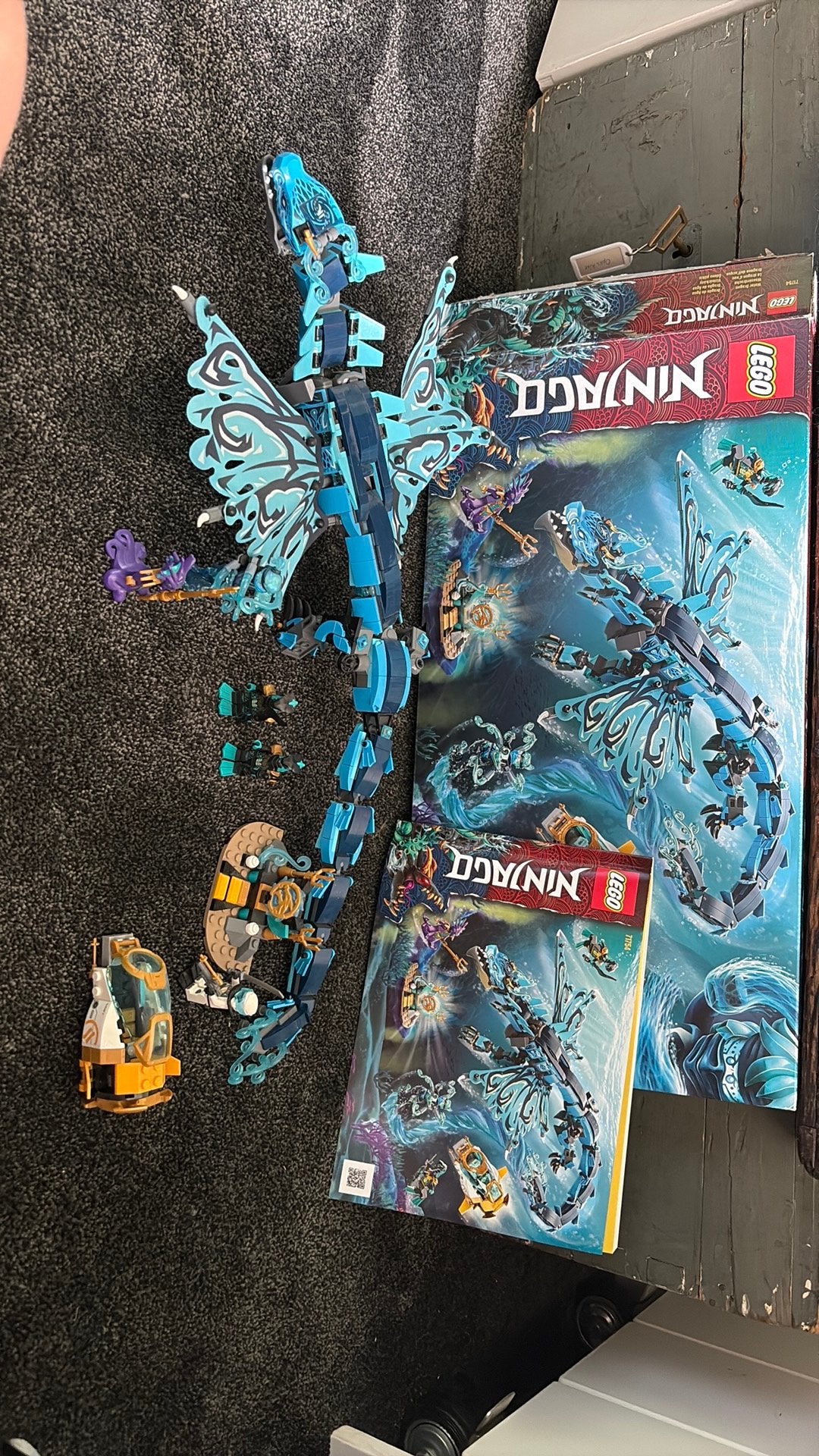 Lego ninjago water dragon/draak, Kinderen en Baby's, Speelgoed | Duplo en Lego, Verzenden, Lego, Zo goed als nieuw, Compleet