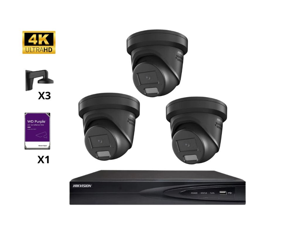 Hikvision DS-2CD2387G2H-LISU/SL 4K Camera + NVR + Beugels, Ophalen of Verzenden, Nieuw, Buitencamera