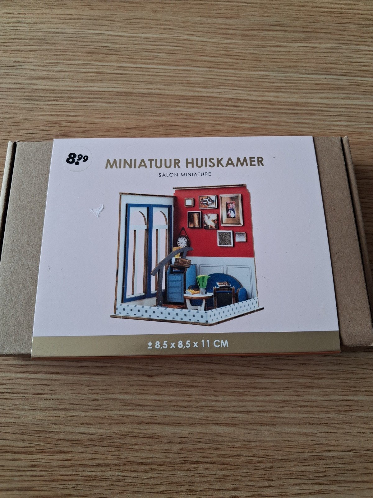 Nieuw en nog dicht: Miniatuur Huiskamer Salon Miniature, Ophalen, Nieuw, 1:50 of kleiner, Diorama