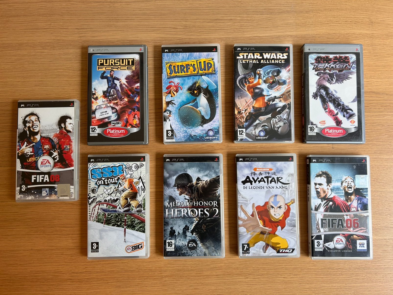 PSP Games: Tekken, Star Wars, SSX, Medal of Honor e.a. – CIB, Gekoppelde computers, Overige genres, 1 speler, Ophalen of Verzenden
