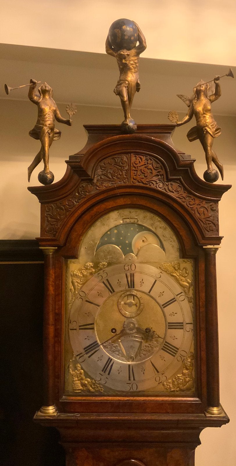 Fraai Amsterdams staand horloge, Ophalen of Verzenden