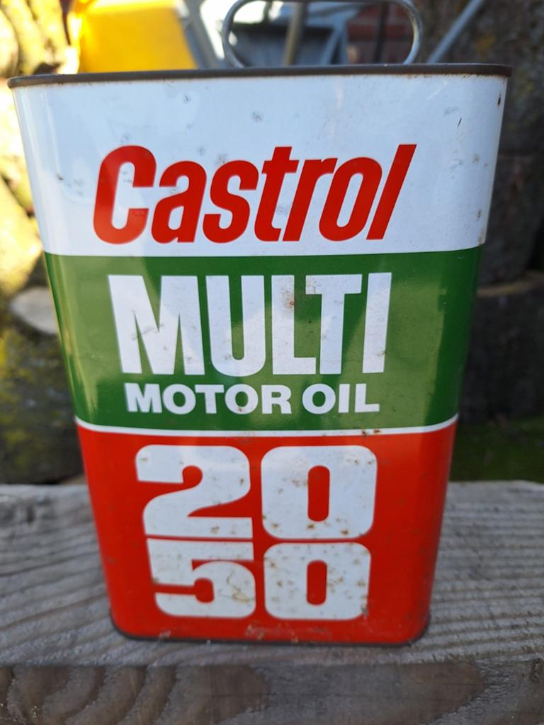 Blik Castrol motorolie, Verzamelen, Ophalen of Verzenden