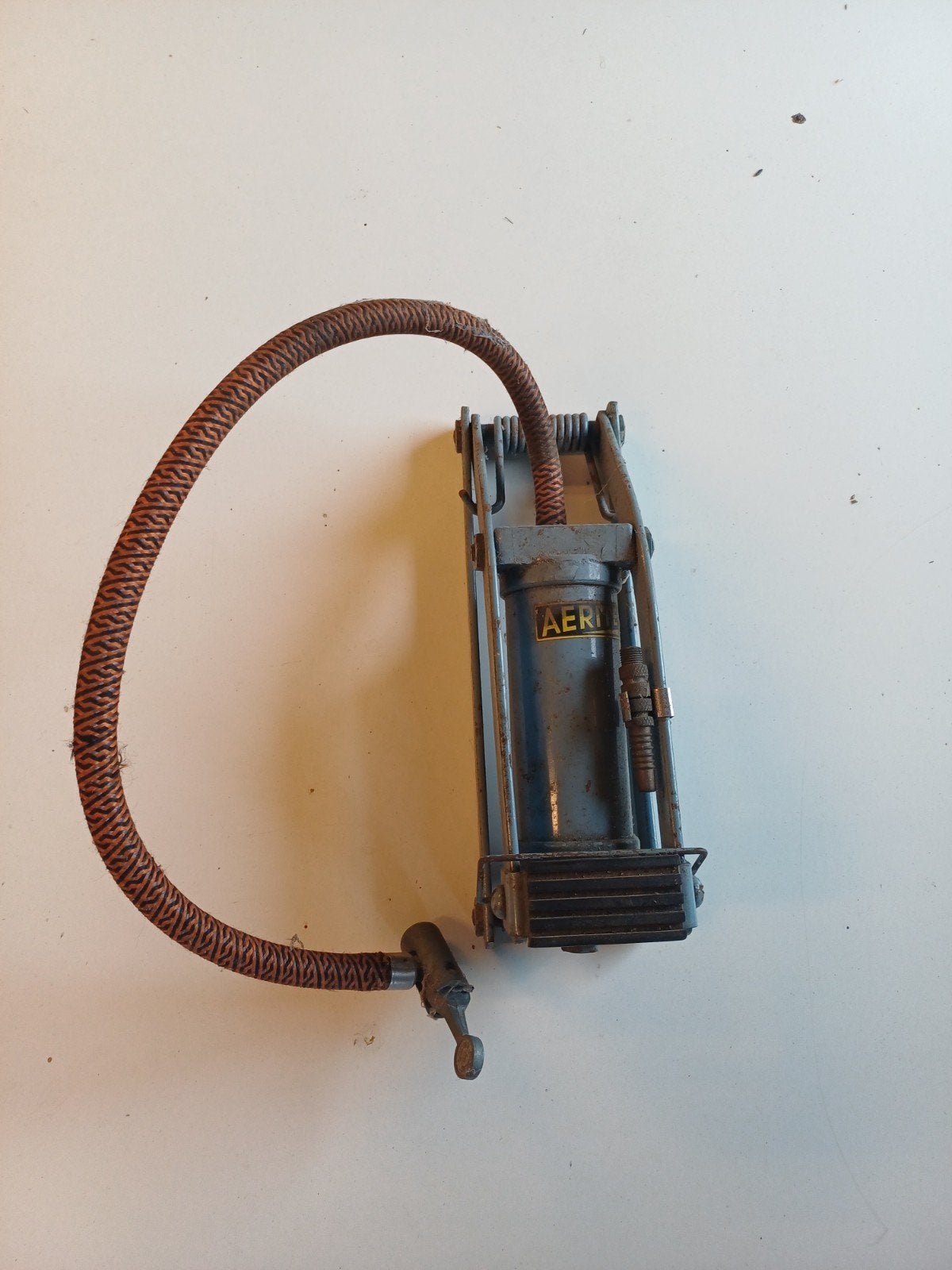 Vintage Aerite Voetpomp - Klassieke Bandenpomp, Ophalen of Verzenden, Gebruikt