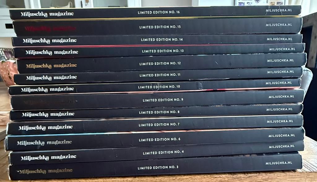 Miljuschka magazine/tijdschriften, Ophalen of Verzenden, Zo goed als nieuw, Overige onderwerpen