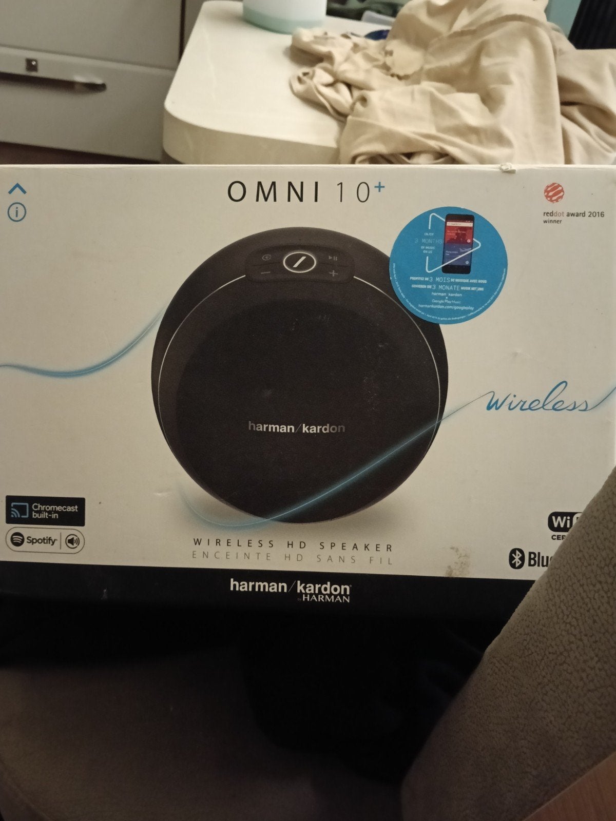 Harman Kardon Omni 10+ Draadloze HD Speaker, Ophalen, Nieuw, Draagbare speaker, Bluetooth