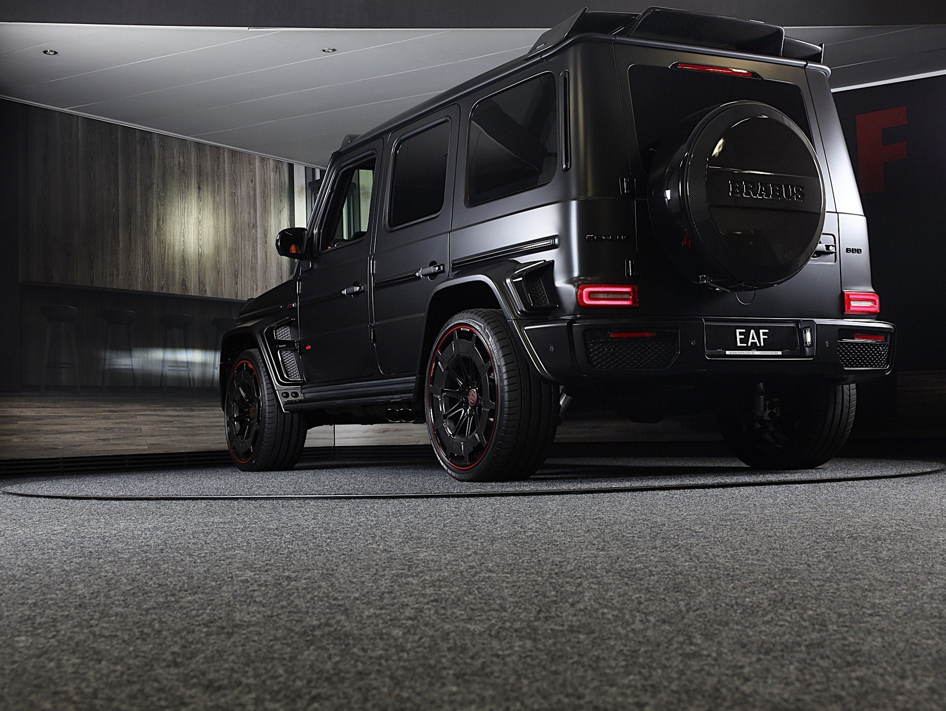 Mercedes-Benz G-klasse 63 Edition 1 BRABUS UITVOERING / Mat, Auto's, Automaat, Dealer onderhouden, G-Klasse, Leder