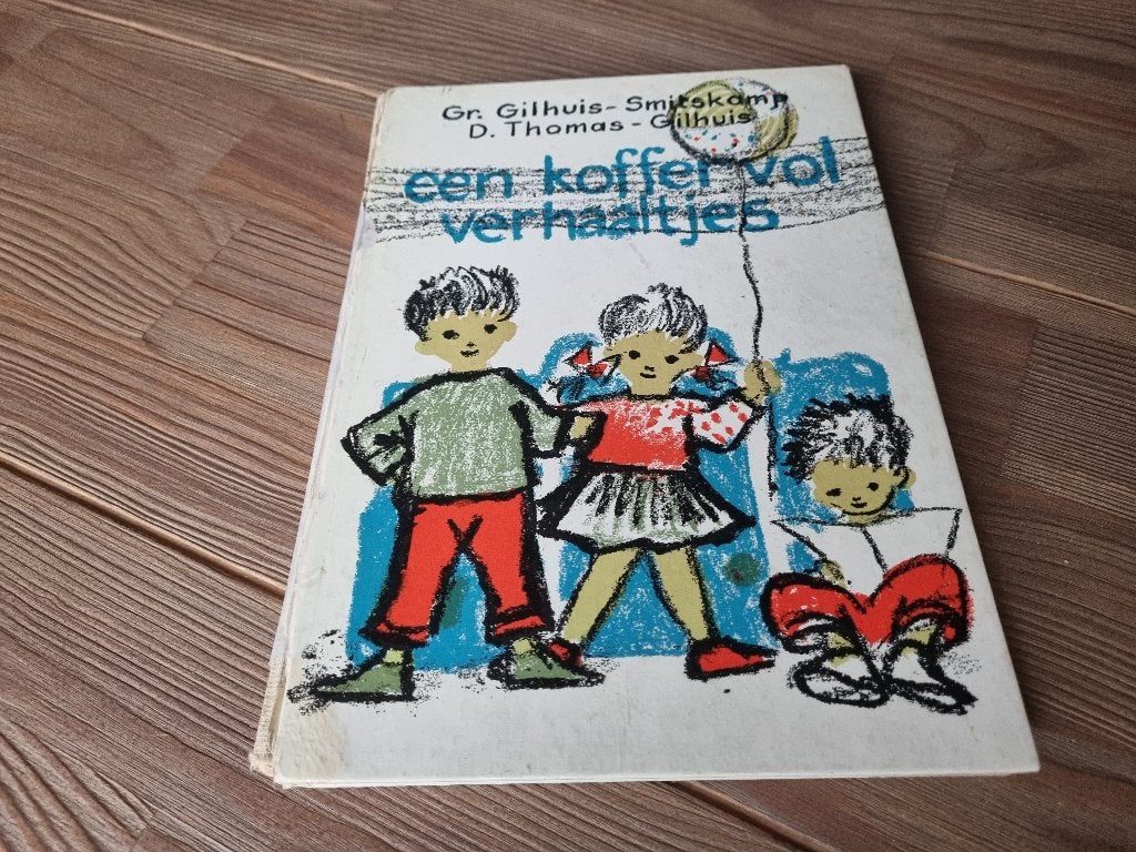 Zeldzaam Vintage Boek Een koffer vol verhaaltjes Gr.Gilhuis, Verzenden, Gelezen, Gr.gilhuis - smitskamp en d.thomas gilhuis, Fictie algemeen
