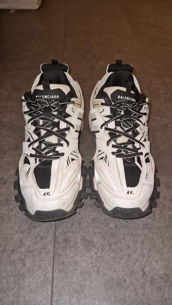 Balenciaga Track Sneakers maat 45 (valt als 46/47) - Ruilen, Kleding | Heren, Schoenen, Wit, Ophalen of Verzenden, Sneakers of Gympen