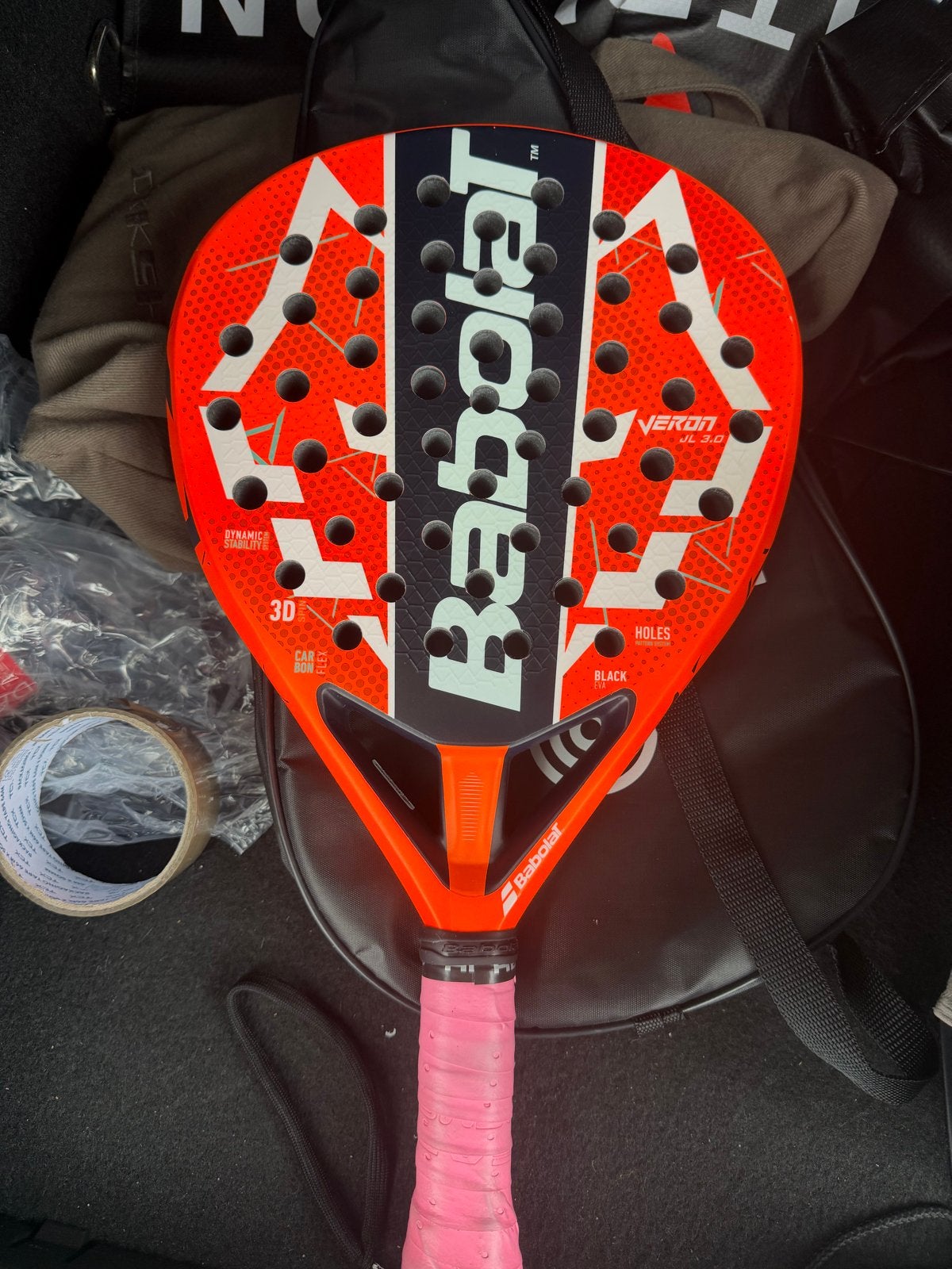 Babolat Veron Air Juan Lebron Padel Racket - Gebruikt, Ophalen of Verzenden, Gebruikt, Racket, Babolat