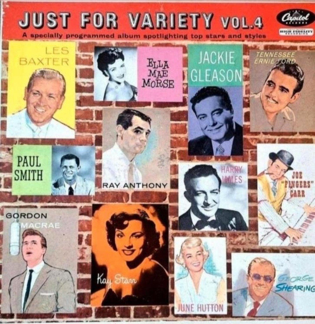 LP  VERZAMEL CAPITOL - Just For Variety Vol.4, Ophalen of Verzenden, Gebruikt, 12 inch, Pop