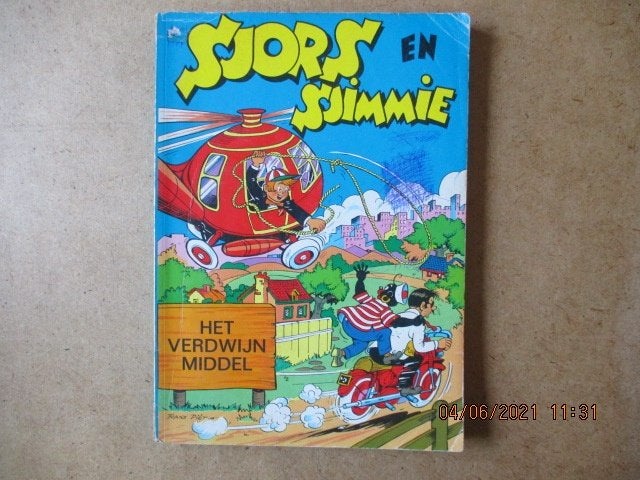 adv4038 sjors en sjimmie - het verdwijnmiddel, Eén stripboek, Ophalen, Gelezen