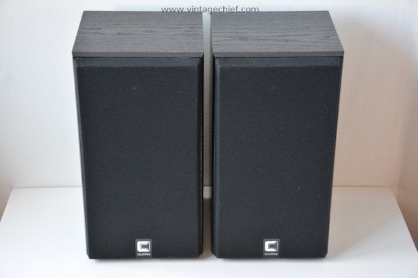 Celestion DL4 — Vintage Britse boekenplankspeakers, Overige merken, Gebruikt, Inclusief kabels, Ophalen of Verzenden