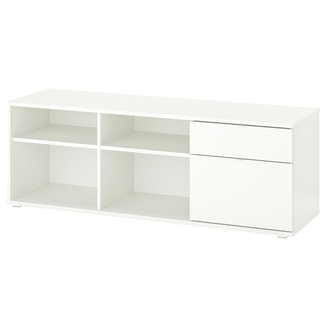 TV bench IKEA VIHALS, Ophalen, Gebruikt, 100 tot 150 cm, Minder dan 100 cm