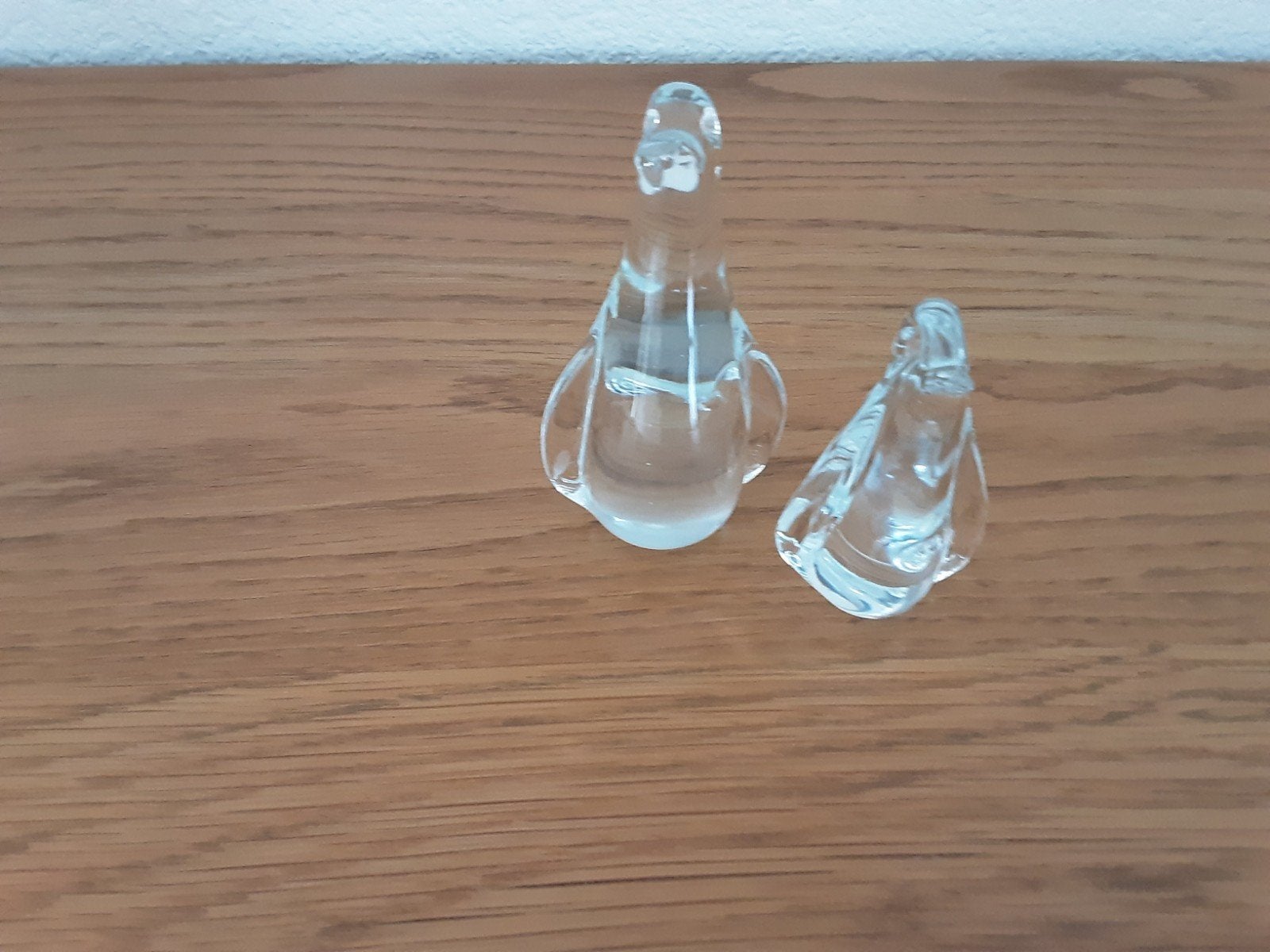 Set van 2 glazen pinguïns, Ophalen of Verzenden