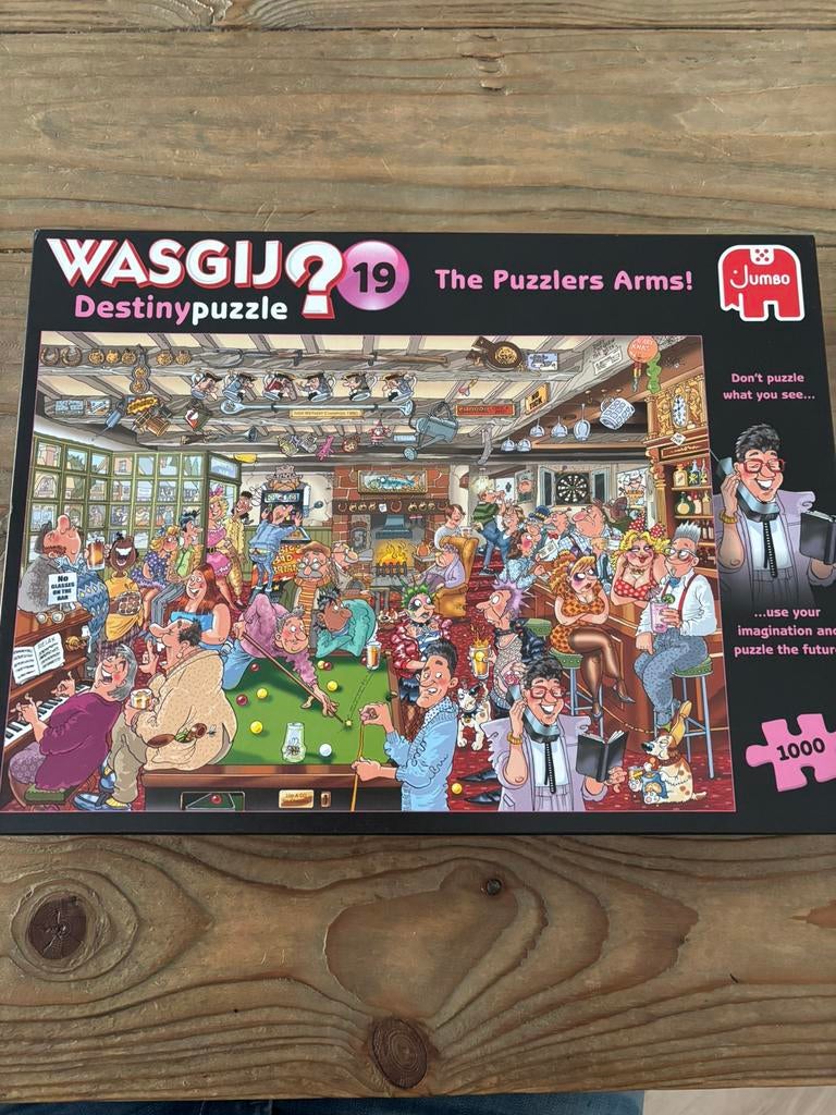 Wasgij Destiny puzzle nr. 19 The Puzzlers Arms, Ophalen of Verzenden, 500 t/m 1500 stukjes, Zo goed als nieuw