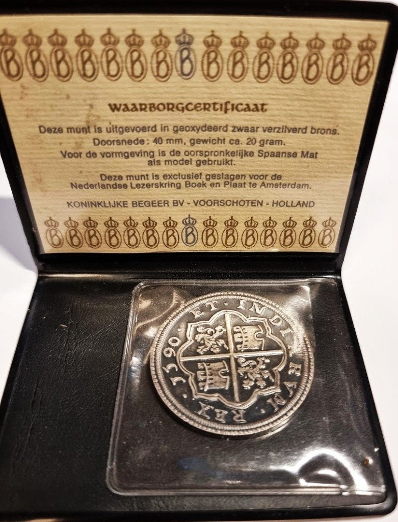Nederland / Spanje Spaanse Mat 1590 replica, Verzenden, Vóór koninkrijk, Overige waardes, Losse munt
