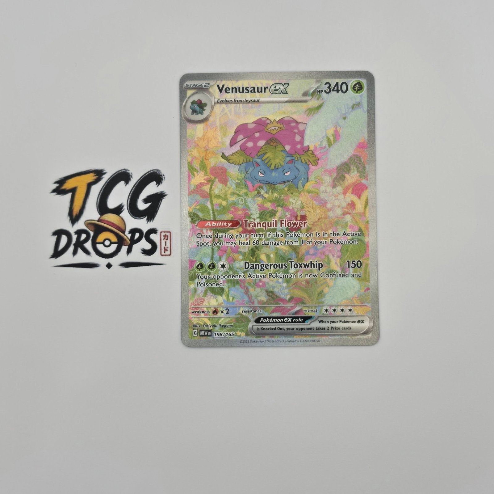 Venusaur ex	Scarlet & Violet 151	MEW198/165