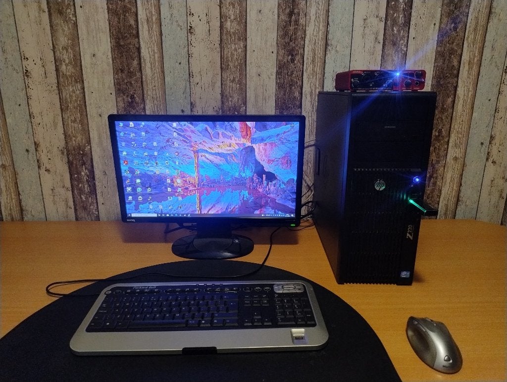 Compl. PC systeem, HP Z220 Tower Workstation, Intel XeonCPU, Met monitor, Gebruikt, HP Z Series, Intel Xeon
