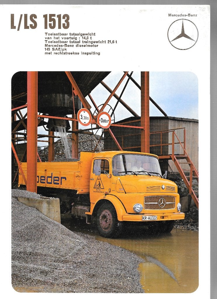 MERCEDES L1513 & L1819, Ophalen of Verzenden, Zo goed als nieuw, Mercedes