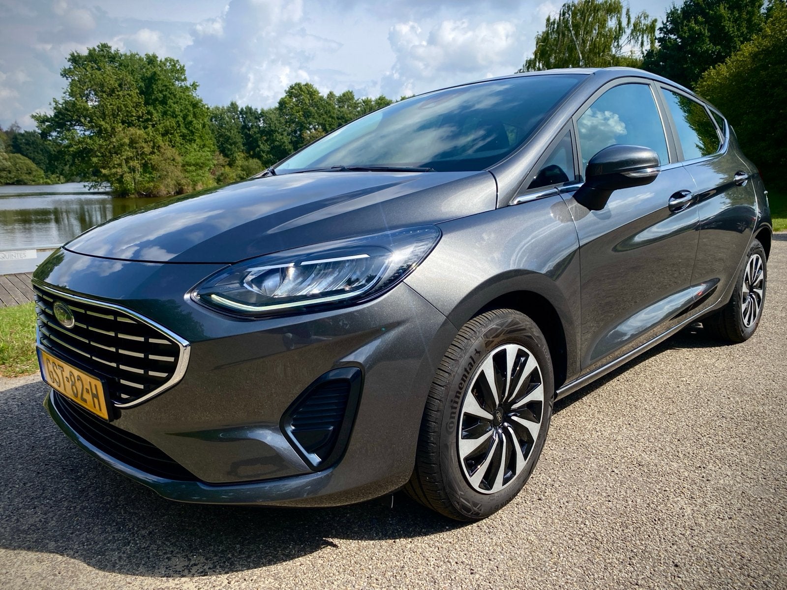 Ford Fiësta 1.0 Ecoboost Hybrid 125pk 2023 15.619 km’s, Auto's, Dealer onderhouden, Stof, 625 kg, Bluetooth