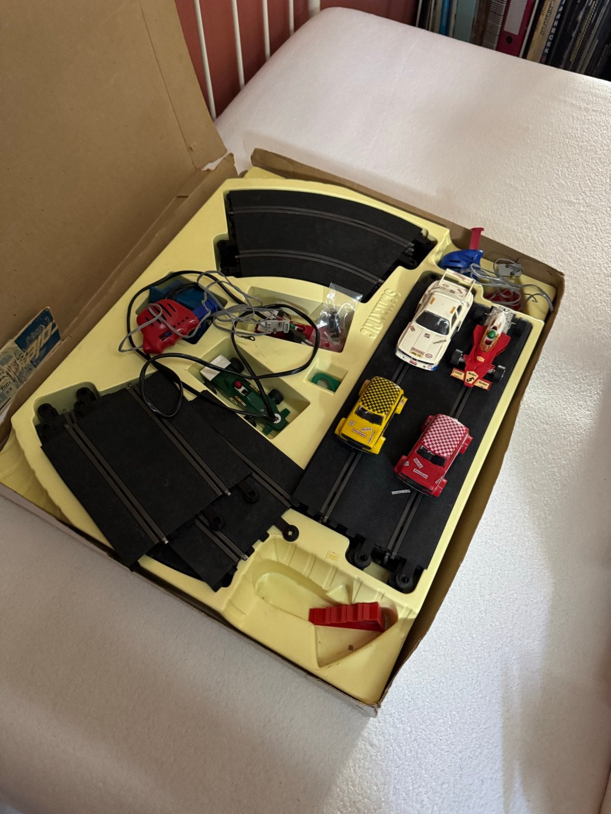Vintage Scalextric Racebaan Set - Compleet met Auto's, Zelf te bouwen, Elektrisch, Ophalen, Overige merken