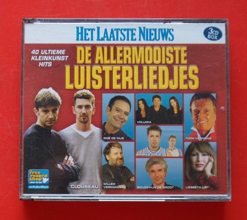3cd Het Laatste Nieuws De Allermooiste 40 Luisterliedjes, Ophalen of Verzenden, Gebruikt, Nederlandstalig, Verzamelalbum