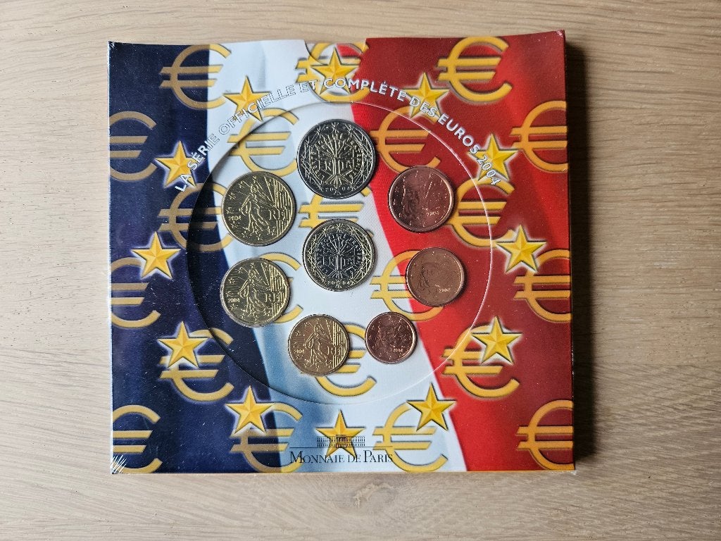 FRANKRIJK 2004; euroset, Postzegels en Munten, Ophalen of Verzenden, Frankrijk, Overige waardes, Setje