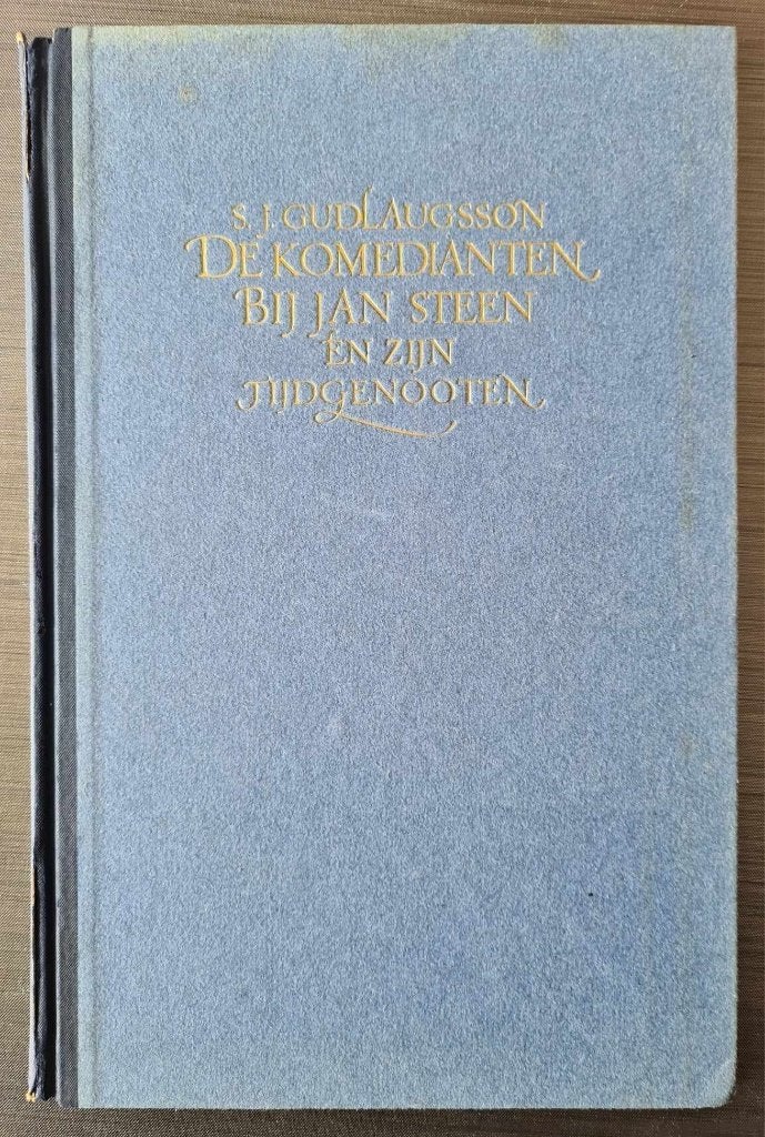 De Komedianten bij Jan Steen en zijn Tijdgenoten, Gelezen, S.J. Gudlaugsson, Ophalen of Verzenden, Schilder- en Tekenkunst