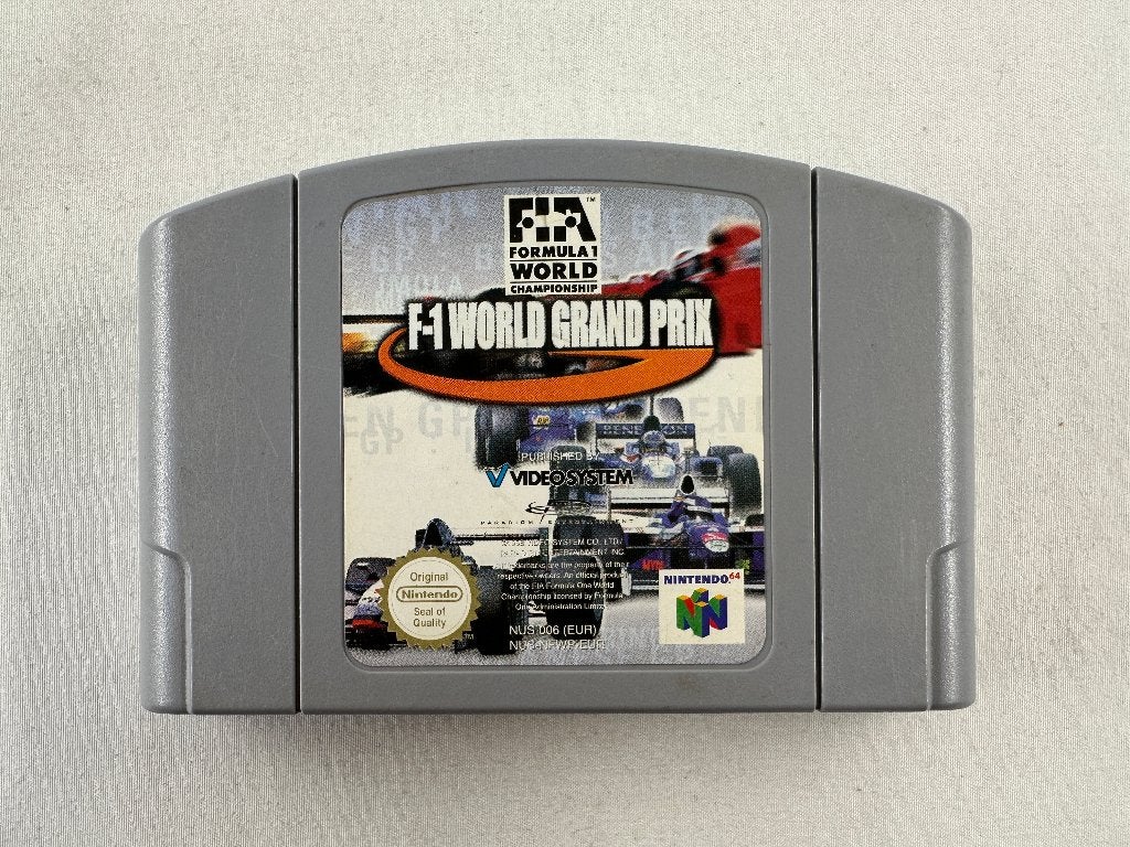 F-1 World Grand Prix Formula 1 (cartridge) Nintendo 64 - N64, Nintendo, Gebruikt, 2 spelers, Eén computer