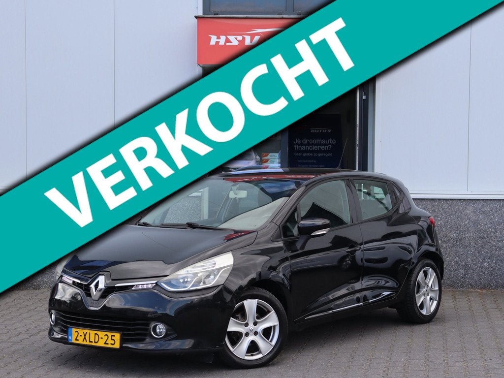 Renault Clio 0.9 TCe Expression navi LM airco org NL, Auto's, Renault, Voorwielaandrijving, Start-stop-systeem, 540 kg, Zwart