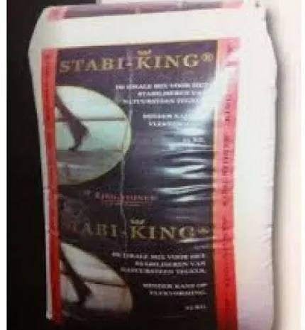 25 zakken Stabi-King stabilisatiecement per stuk of partij, Ophalen, Overige typen, Nieuw, Minder dan 20 cm