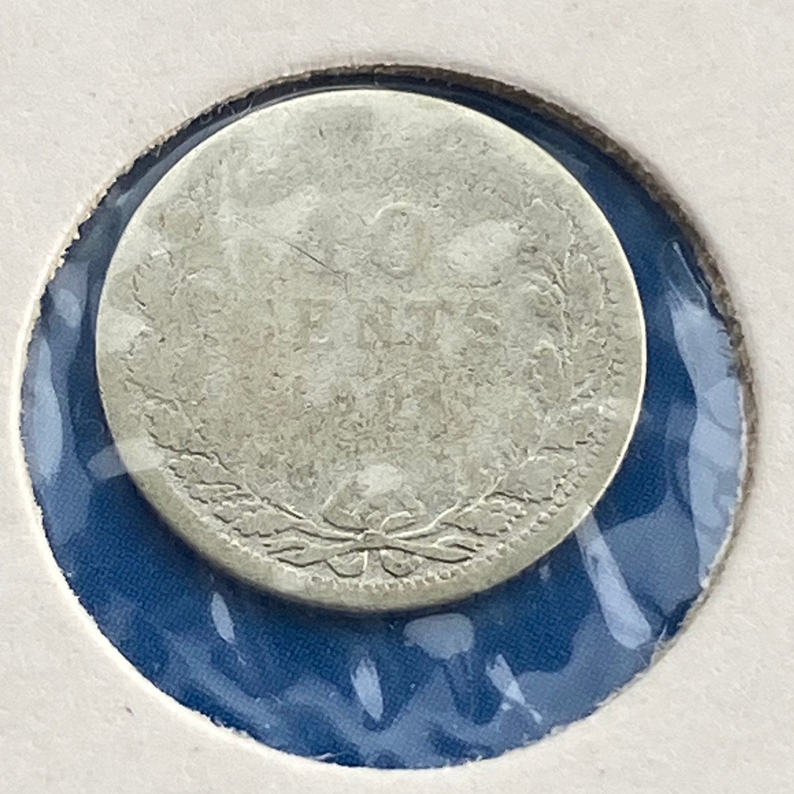 10 Cent / Dubbeltje Zilver uit 1903 van Wilhelmina, Verzenden, Zilver, 10 cent, Koningin Wilhelmina
