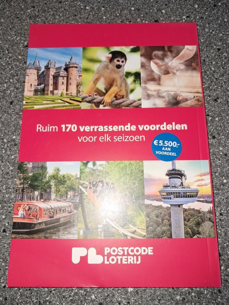 Voordeelgids Postcode Loterij 2026/2027 - Ruim 170 voordelen, Ophalen of Verzenden, Nieuw, Postcode Loterij, Catalogus