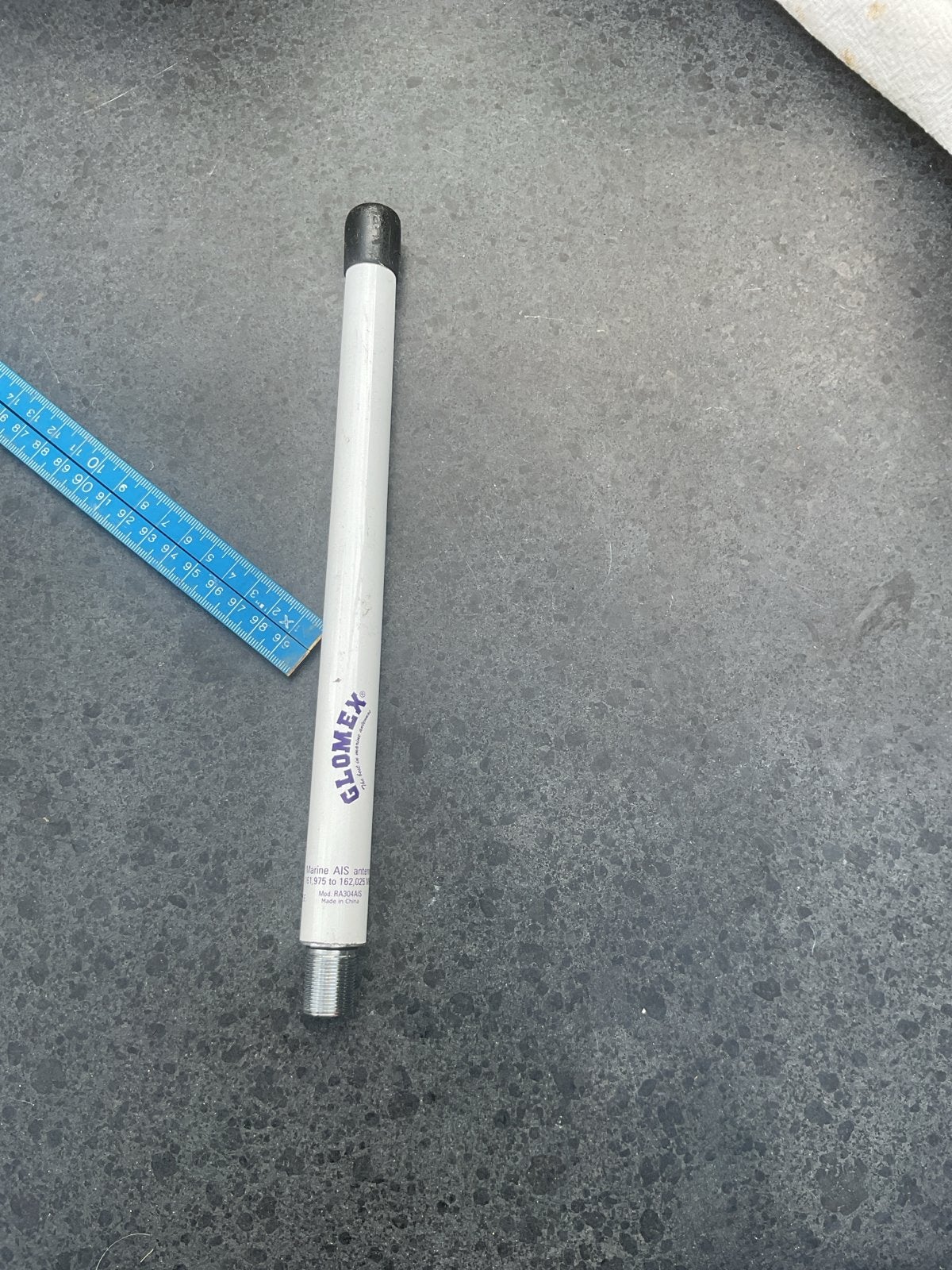 Glomex Marine AIS antenne 161,975 - 162,025 MHz, Ophalen of Verzenden, Gebruikt, Overige typen