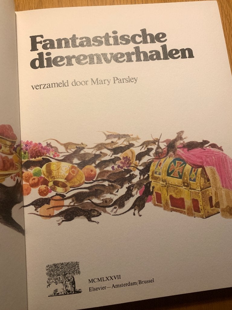 Fantastische Dierenverhalen - Boek 1977 Mary Parsley, Ophalen of Verzenden, Gelezen, Mary Parsley, Fictie algemeen