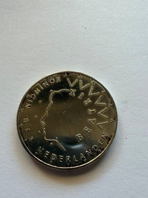 Herdenkingsmunt 50 gulden 1987, Koningin Beatrix, Zilver, Ophalen of Verzenden, Losse munt