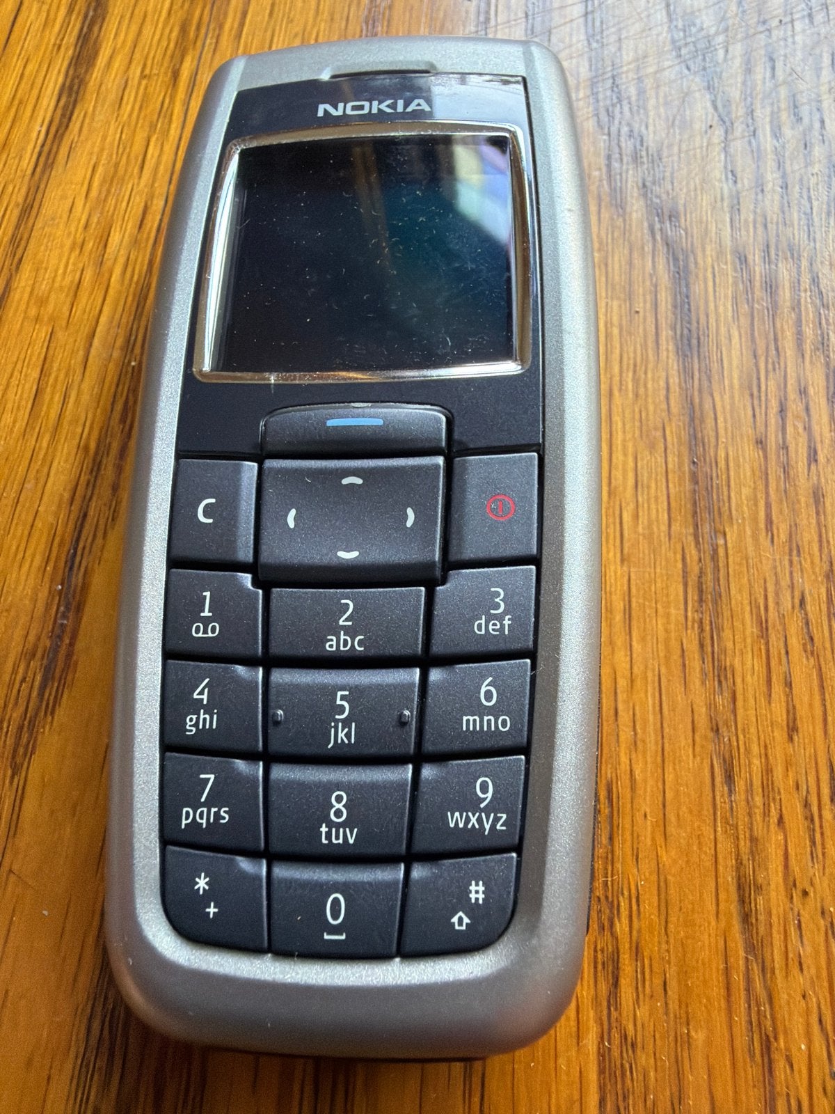 Nokia 6020 Klassieke Mobiele Telefoon - Grijs, Gebruikt, Fysiek toetsenbord, Ophalen of Verzenden, Minder dan 3 megapixel
