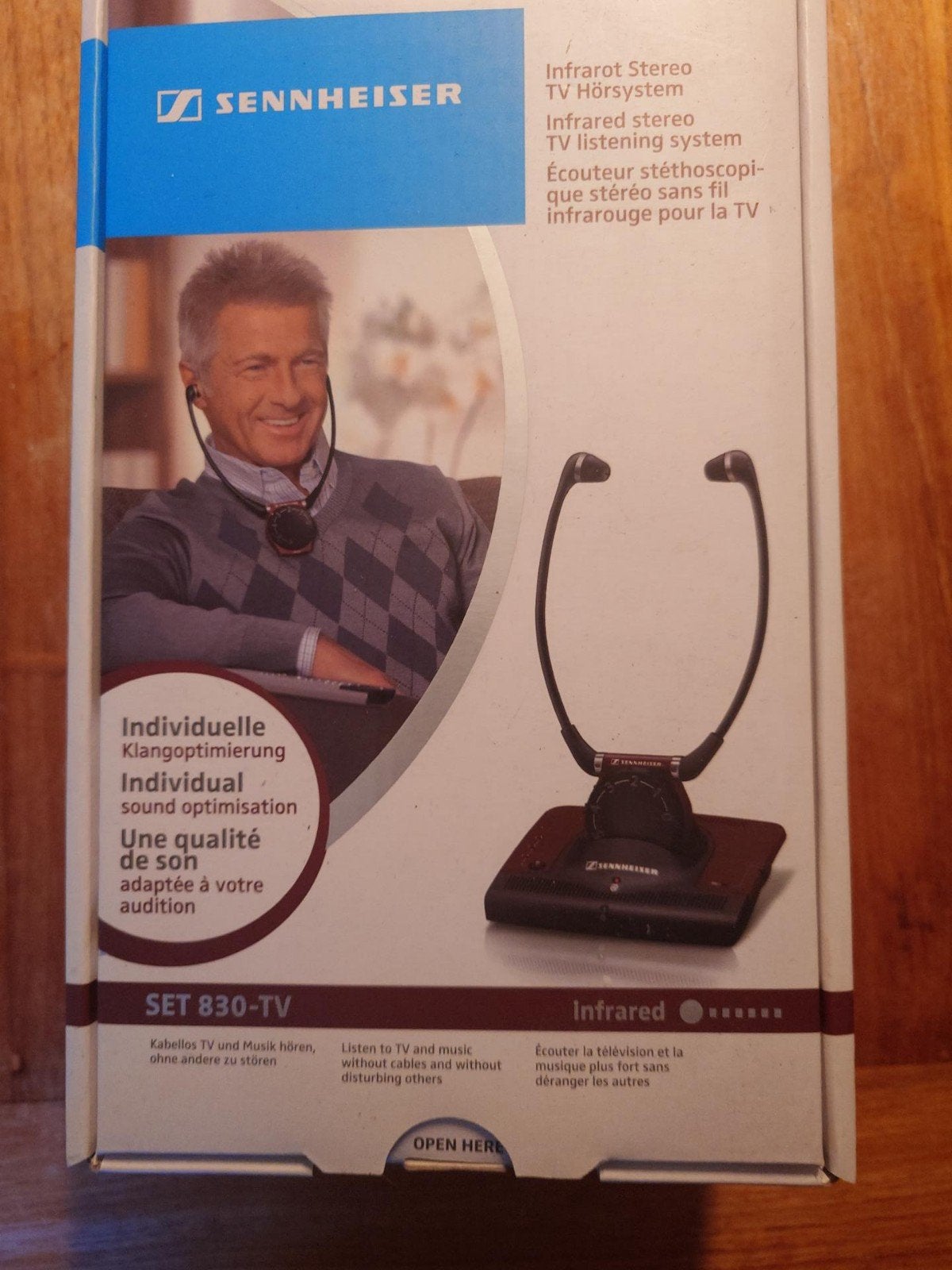 Sennheiser Set 830-TV Draadloze TV Luisterhulp, Ophalen of Verzenden, Zo goed als nieuw